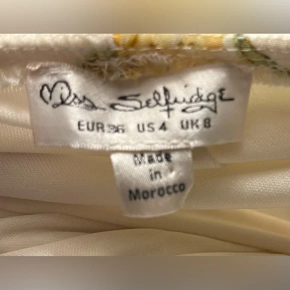 ASOS Miss Selfridge Floral Summer Spring Vacation Romper Size 4 ๐๐ค - Picture 8 of 10